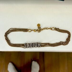 Authentic Dior costume jewelry chocker necklace